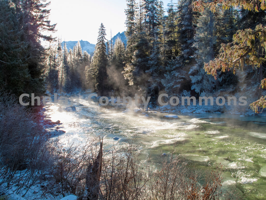 Icicle Creek Winter Morning, by Stephen Hufman | Capture Wenatchee