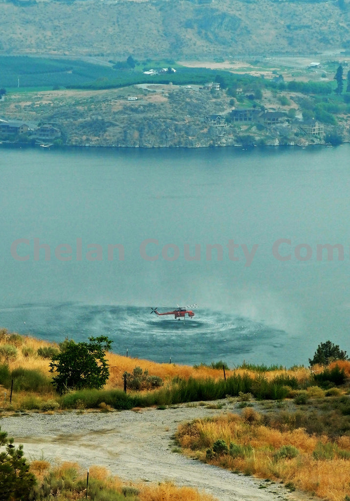 Helicopter Water Pickup Lake Chelan, by Jared Eygabroad | Capture Wenatchee