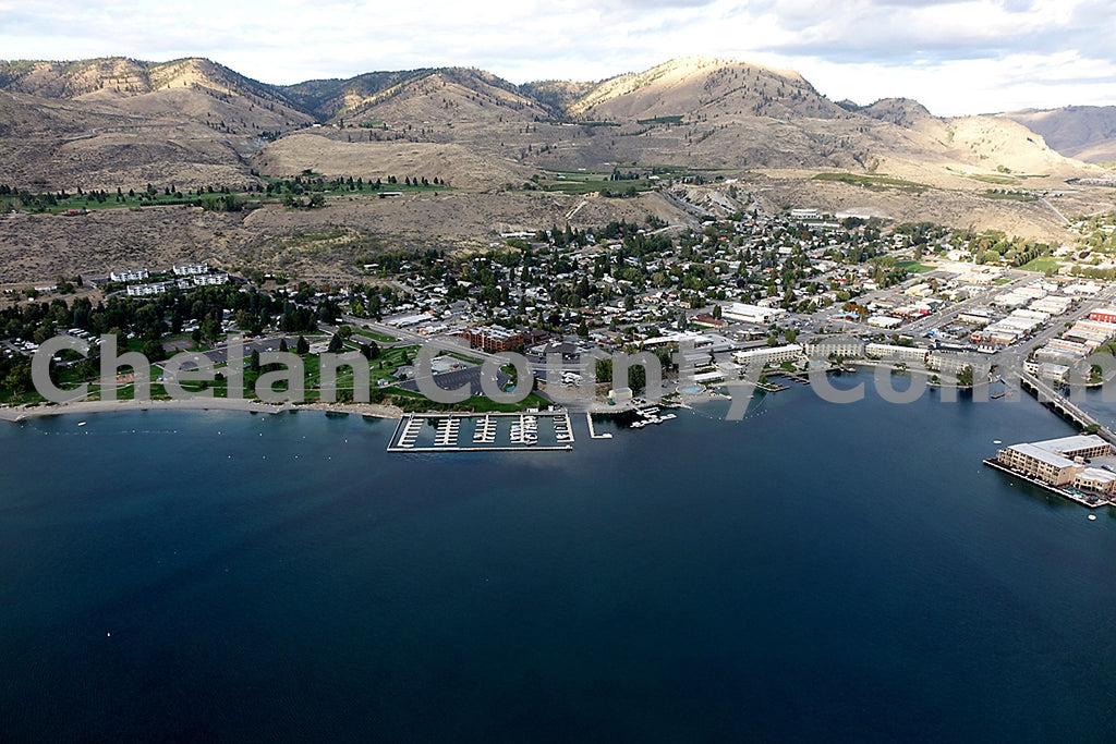 Aerial View City of Chelan, by Richard Uhlhorn | Capture Wenatchee