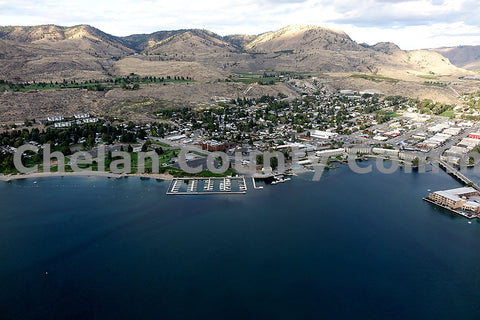 Aerial View City of Chelan