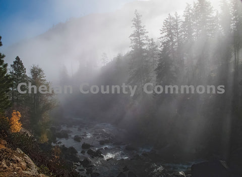 Icicle Creek Morning Fog