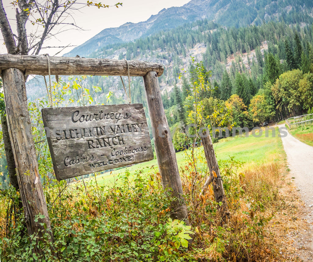 Courtney's Stehekin Valley Ranch Sign, by Josh Cadd | Capture Wenatchee