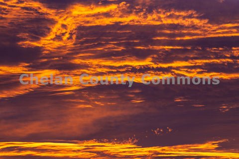 Just Orange Clouds Sunrise