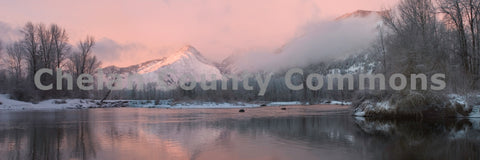 Wedge Mountain Winter Sunrise
