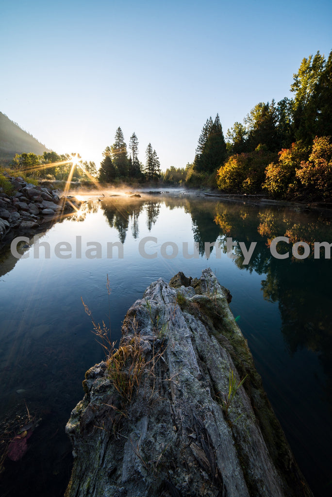 White River Dawn Reflection, by Brian Mitchell | Capture Wenatchee