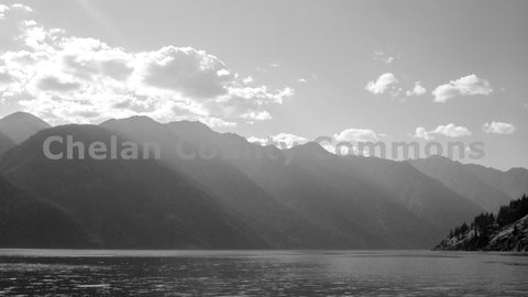 Lake Chelan in Black and White