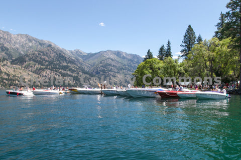 Boats Afloat on Lake Chelan