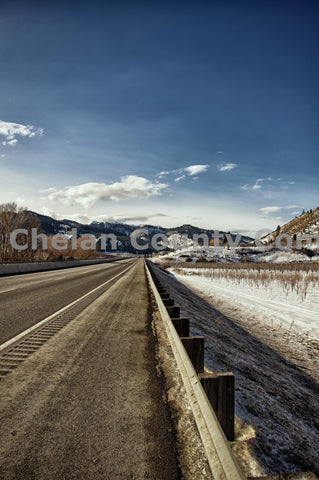Highway 2 Winter Landscape