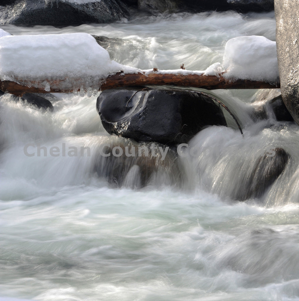 Frozen Icicle Creek Rapids, by Heidi Swoboda | Capture Wenatchee