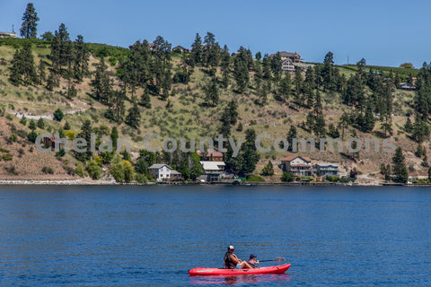 Kayaking Across Lake Chelan