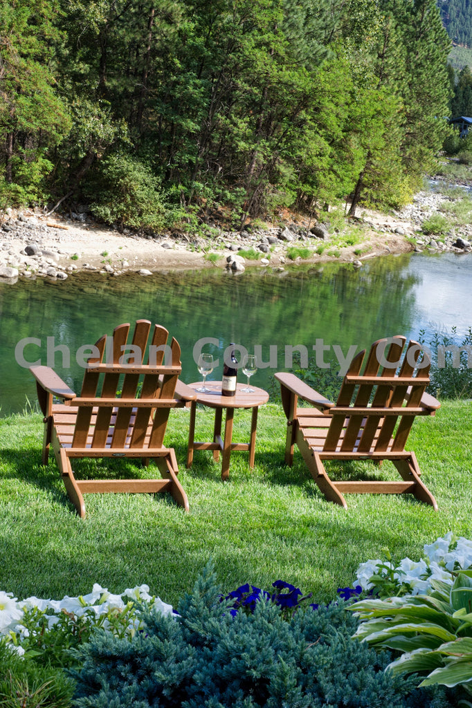 Chairs Along the River, by Heidi Swoboda | Capture Wenatchee