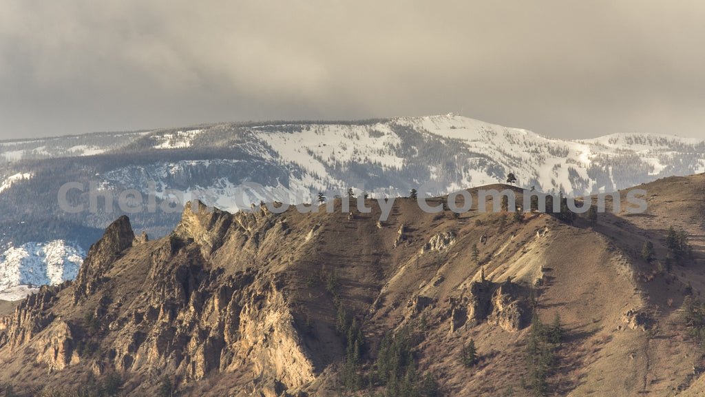 Saddle Rock Winter Scene, by Travis Knoop | Capture Wenatchee